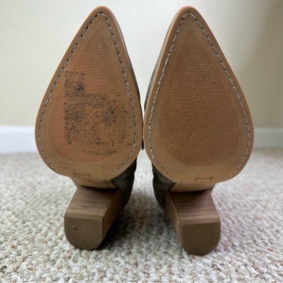 Marc Fisher Daire Perforated Gray Bootie - Picture 6 of 10